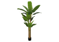Bananier artificiel 240 cm : plante tropicale XXL d'intérieur Sinder