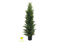 Cyprès artificiel extérieur 120 cm plante élégante structurante Sinder