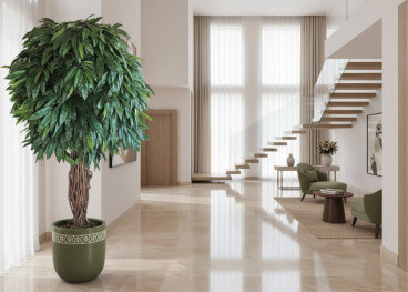 Manguier artificiel 180 cm : arbre exotique naturel et...