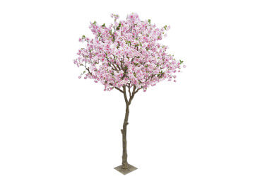 Cerisier artificiel rose 260 cm : arbre fleuri majestueux... 2