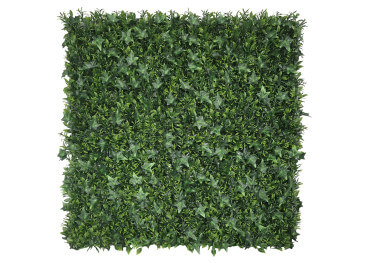 Panneau de lierre artificiel 100x100 cm : mur végétal...