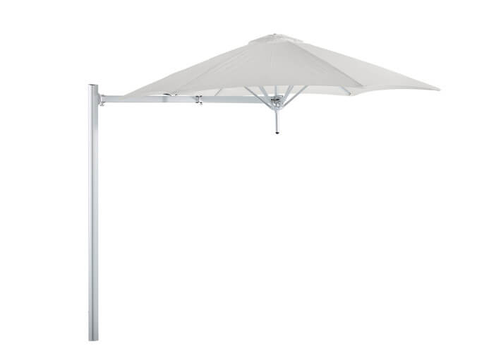 Parasol déporté carré avec bras flexible -...
