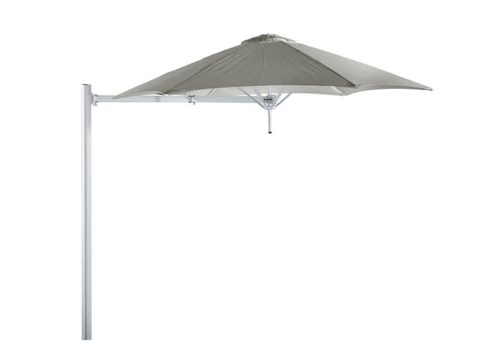 Parasol déporté carré avec bras flexible -...