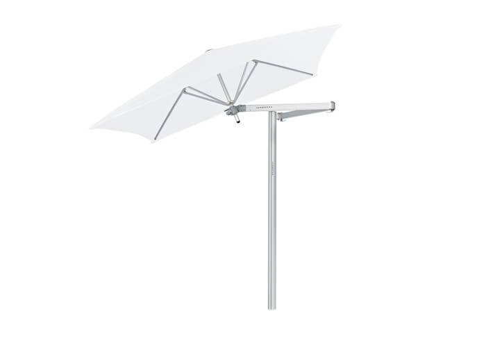 Parasol déporté carré avec bras flexible -...