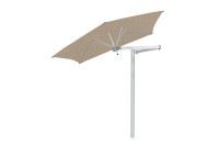 Parasol déporté carré avec bras flexible - Paraflex par Umbrosa