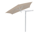 Parasol déporté carré avec bras flexible - Paraflex par Umbrosa