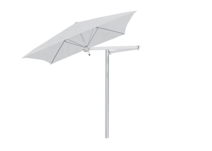 Parasol déporté carré avec bras flexible -...