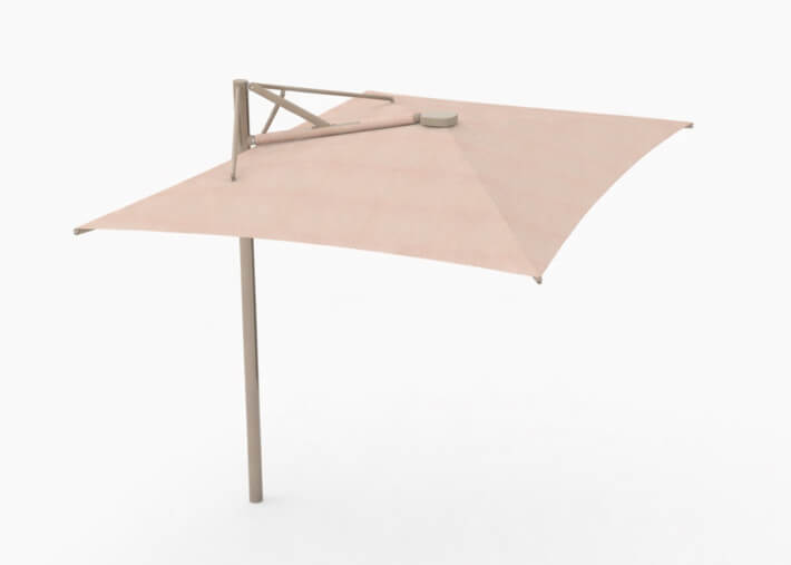 Parasol déporté rectangulaire 14 coloris...