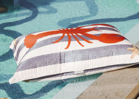 Matelas de piscine flottant xl 130x160 - homard rouge par MX Home