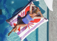 Matelas de piscine flottant xl 130x160 - homard rouge par MX Home