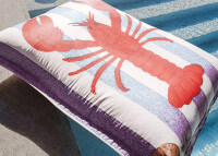Matelas de piscine flottant xl 130x160 - homard rouge par MX Home