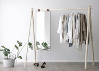 Penderie avec miroir design 2 coloris hongi par Karup
