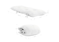 Matelas de sol d'extérieur blanc beige ou gris Sit & Sleep Out par Karup