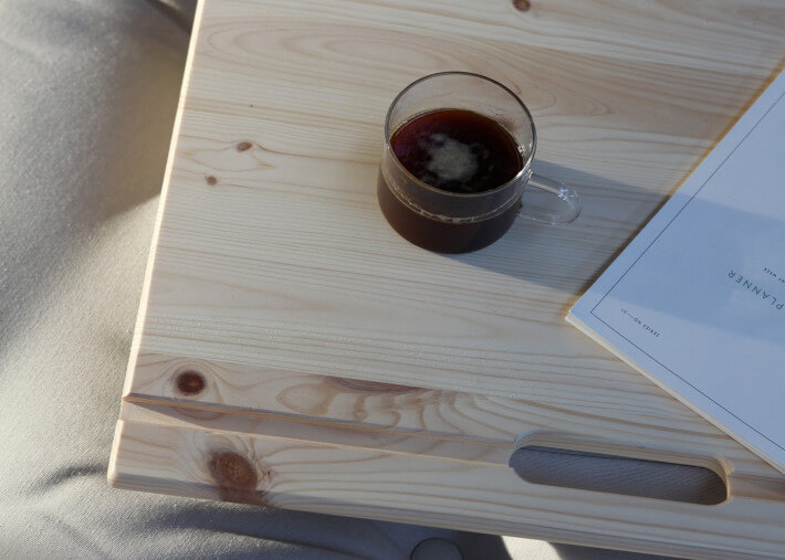 Tablette de travail mobile avec coussin - BFF...