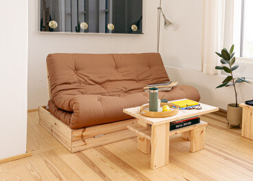 Table d'appoint en bois de pin 2 coloris Japan Side par... 2