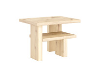 Table d'appoint en bois de pin 2 coloris Japan Side par Karup