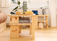 Table d'appoint en bois de pin 2 coloris Japan Side par Karup