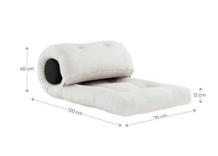Matelas de sol d'intérieur - lit d'appoint 13...