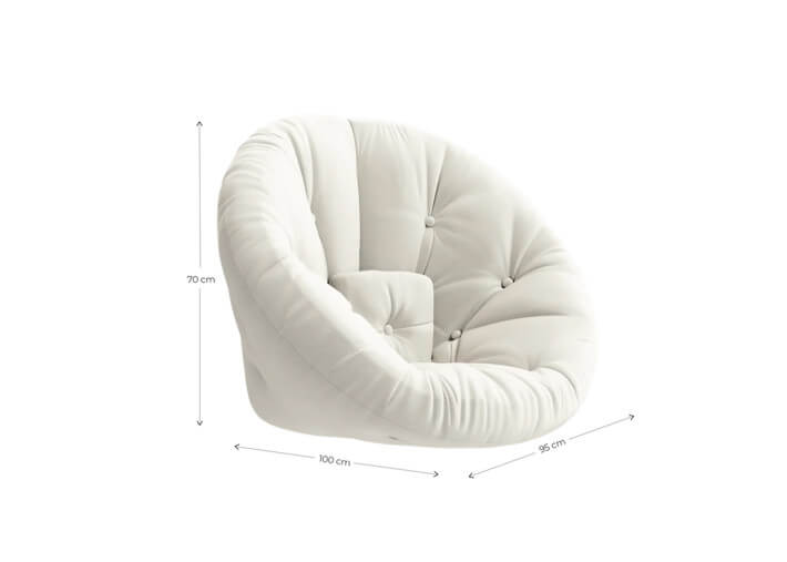 Pouf original d'intérieur 13 coloris Nido par...