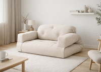 Canapé-lit 140x200 confortable et gain de place 13 coloris Hippo Karup