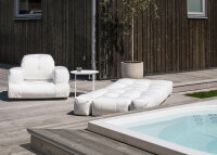Fauteuil de jardin convertible en matelas 90x200 - 3 coloris Hippo par Karup