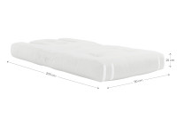 Fauteuil de jardin convertible en matelas 90x200 - 3 coloris Hippo par Karup