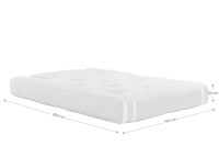 Canapé de jardin convertible en matelas 140x200 - Hippo par Karup