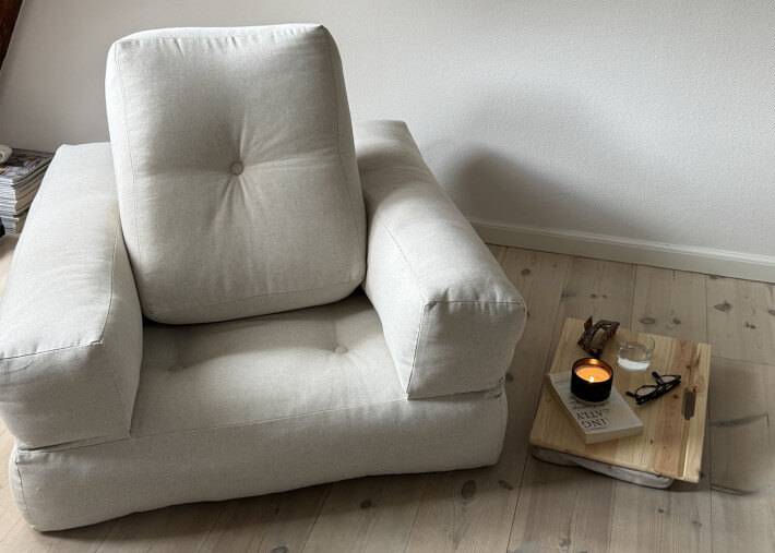 Fauteuil convertible en couchage 90x190 - 13...