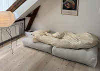 Fauteuil convertible en couchage 90x190 - 13 coloris Cube par Karup