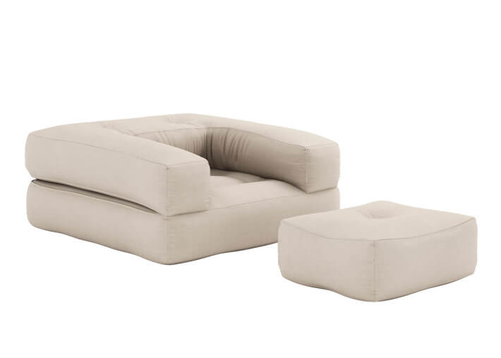 Fauteuil convertible en couchage 90x190 - 13...
