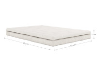 Canapé futon convertible 13 coloris Buckle-up par Karup