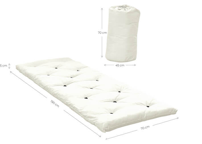 Matelas de couchage et sa housse 13 coloris Bed...