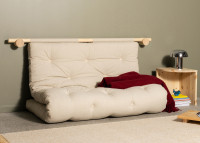 Canapé convertible en couchage 135x200 gain de place - Hooked Karup