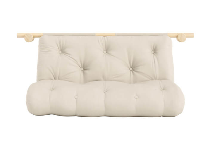 Canapé convertible en couchage 135x200 gain de...