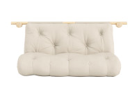 Canapé convertible en couchage 135x200 gain de place - Hooked Karup