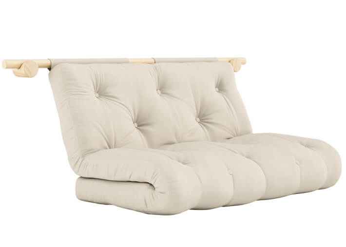 Canapé convertible en couchage 135x200 gain de...