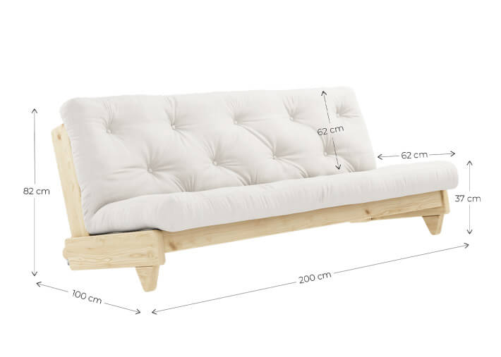 Canapé convertible en lit 140x200 - 13 coloris...
