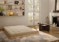Canapé lit 2 places en bois de pin 13 coloris Flip par Karup