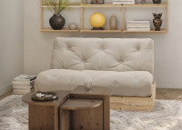 Canapé lit 2 places en bois de pin 13 coloris Flip par Karup
