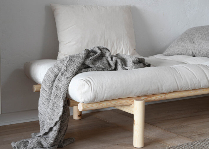 Méridienne convertible en couchage 75x200 - 13...