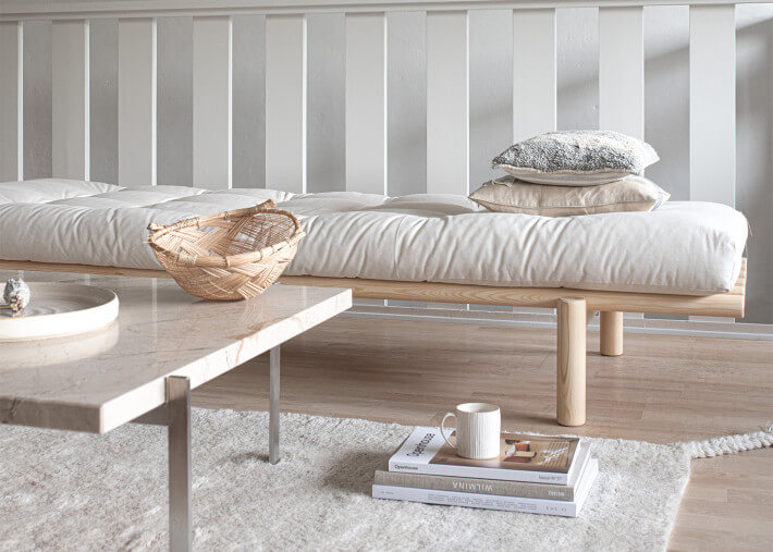 Méridienne convertible en couchage 75x200 - 13...