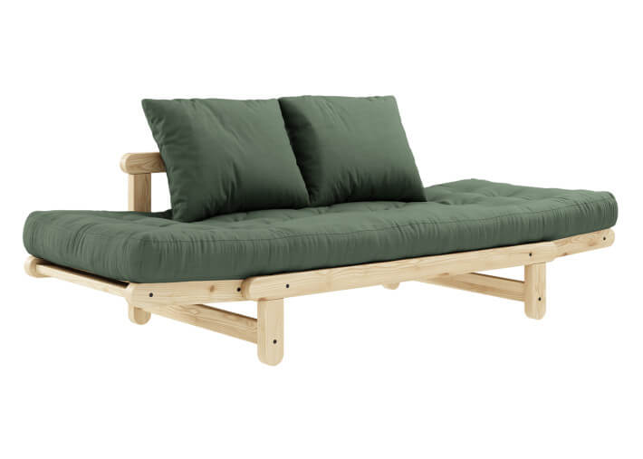 Canapé lit design couchage 75x200 - 13 coloris...