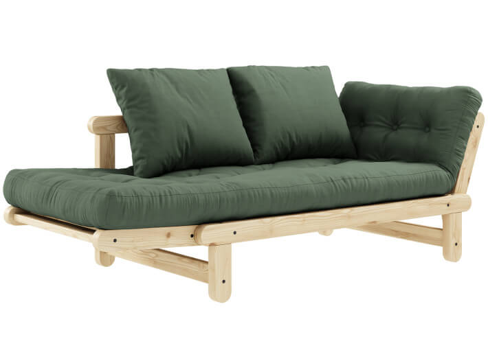 Canapé lit design couchage 75x200 - 13 coloris...