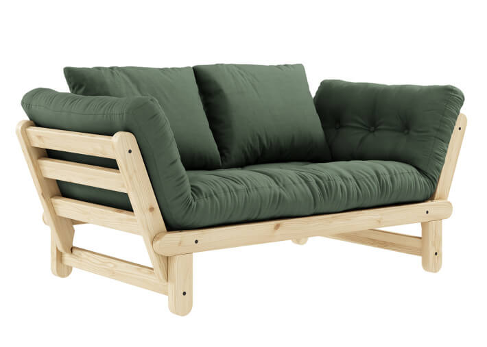 Canapé lit design couchage 75x200 - 13 coloris...