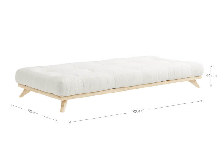 Méridienne confortable Daybed 90x200 - 13...