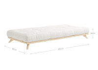 Méridienne confortable Daybed 90x200 - 13 coloris Senza par Karup
