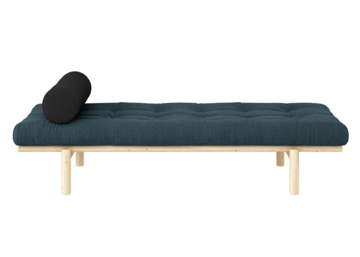 Méridienne design en velours 7 coloris 75x200 -...