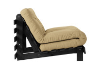 Canapé convertible en lit 90x200 en bois noir 13 coloris - Roots Karup