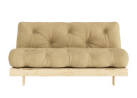Canapé lit gain de place couchage 140 ou 160 en bois clair 14 coloris Roots Karup