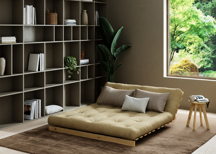 Canapé lit gain de place couchage 140 ou 160 en...